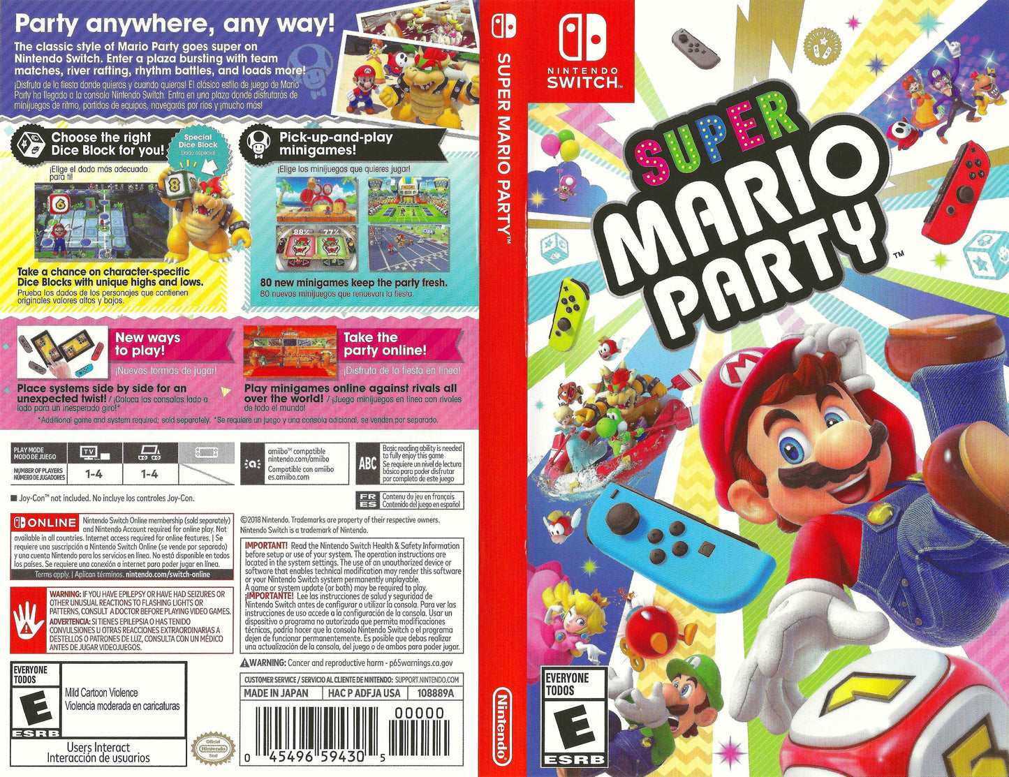 Super Mario Party Cover Art - WOI Solutions