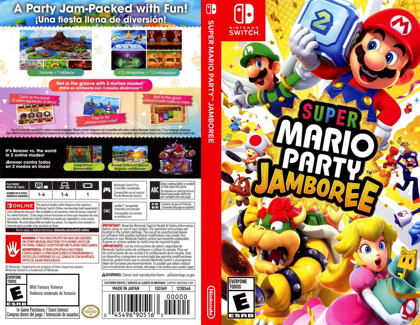 Super Mario Party Jamboree Cover Art - WOI Solutions