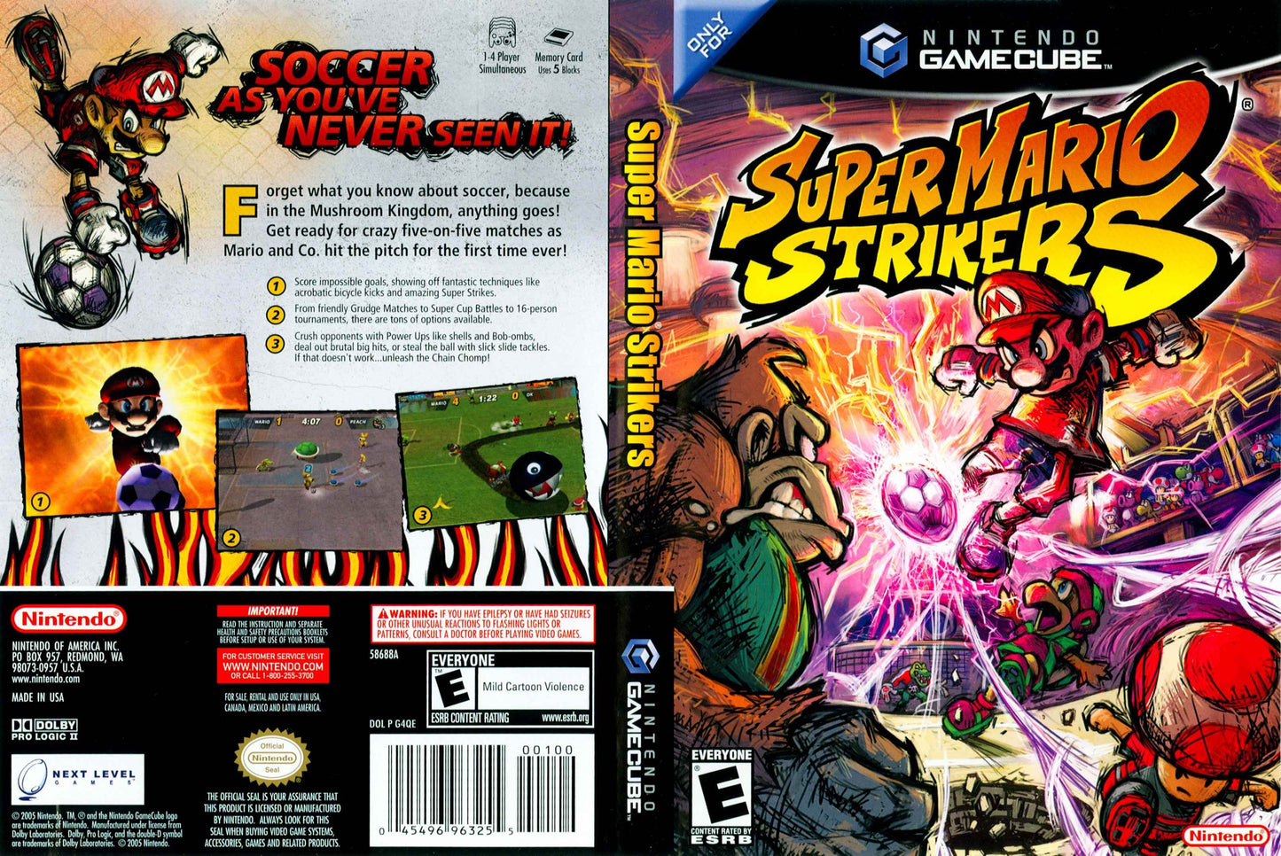 Super Mario Strikers Cover Art - WOI Solutions