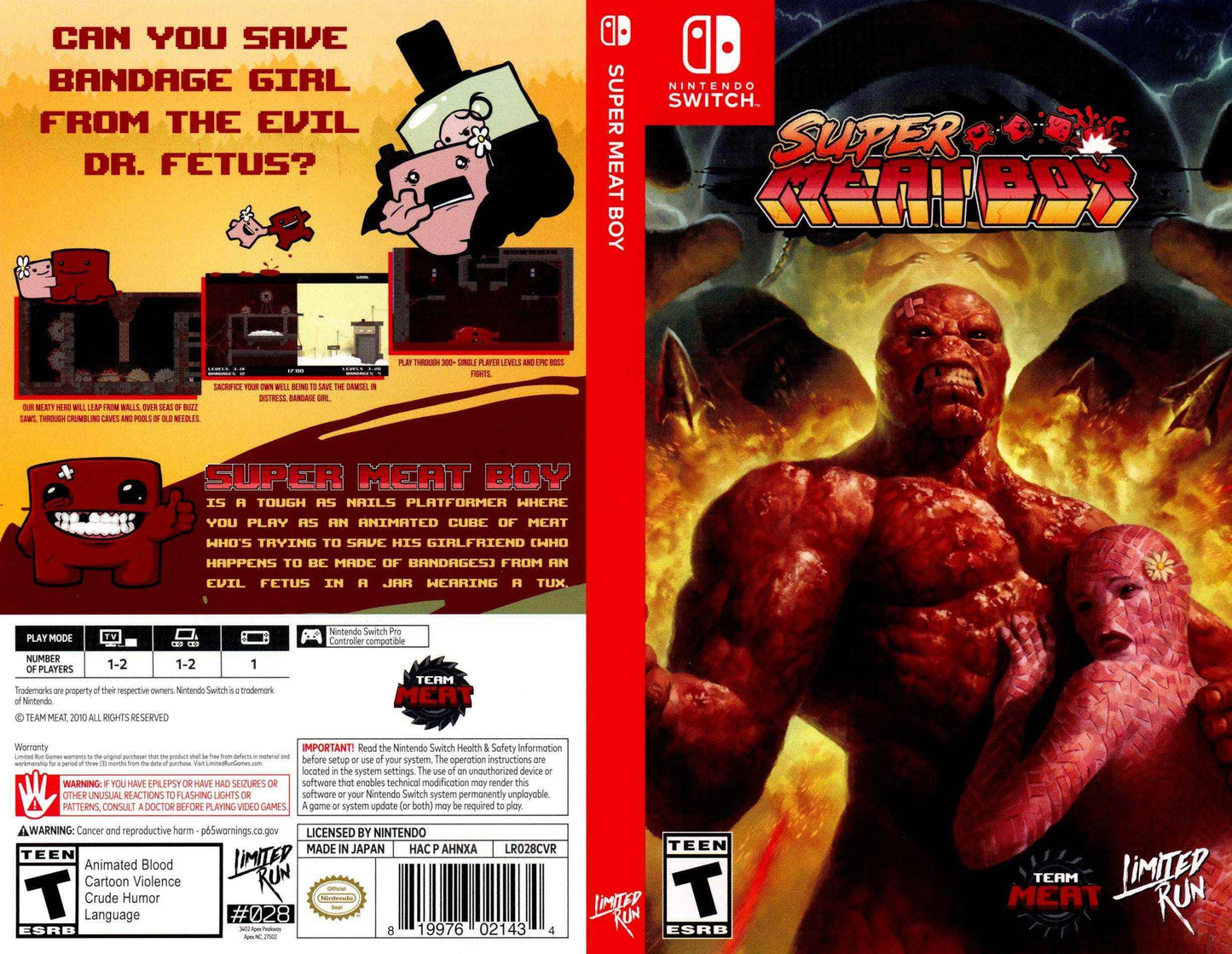 Super Meat Boy Cover Art - WOI Solutions