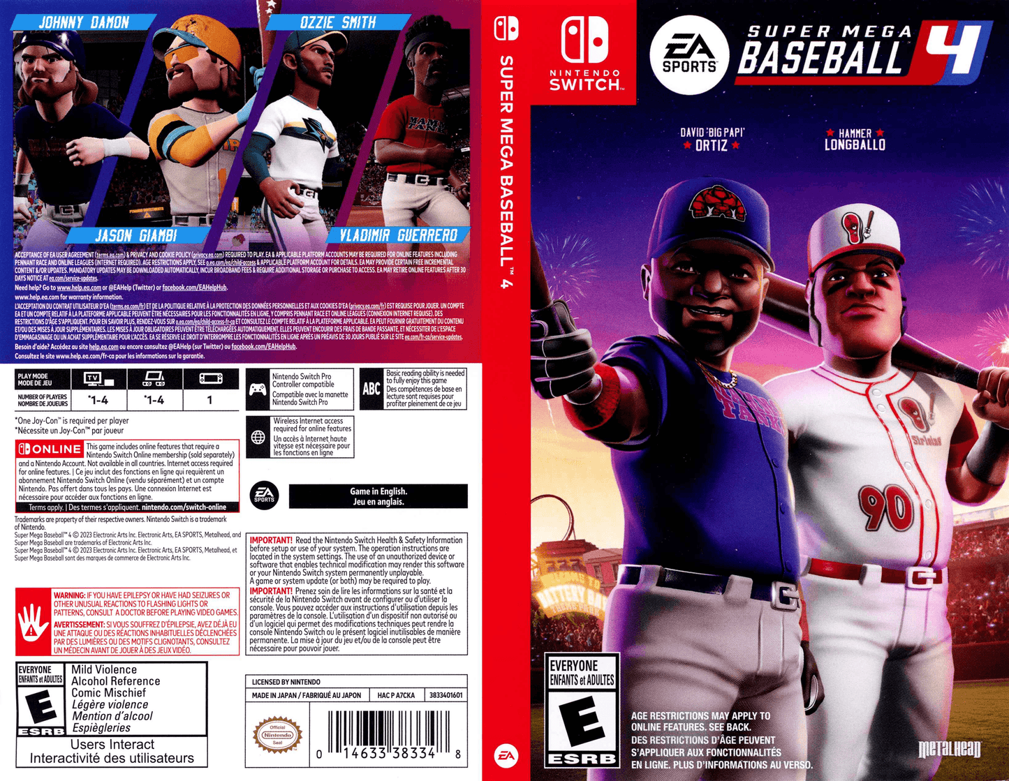 Super Mega Baseball 4 Cover Art - WOI Solutions