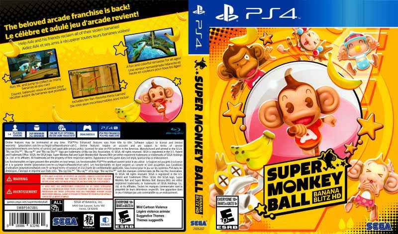 Super Monkey Ball - Banana Blitz HD Cover Art - WOI Solutions