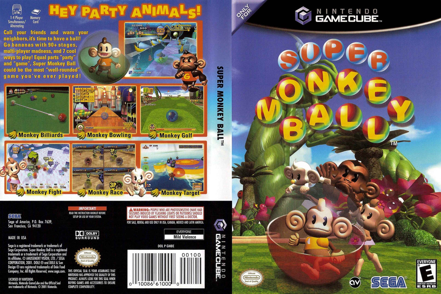 Super Monkey Ball Cover Art - WOI Solutions