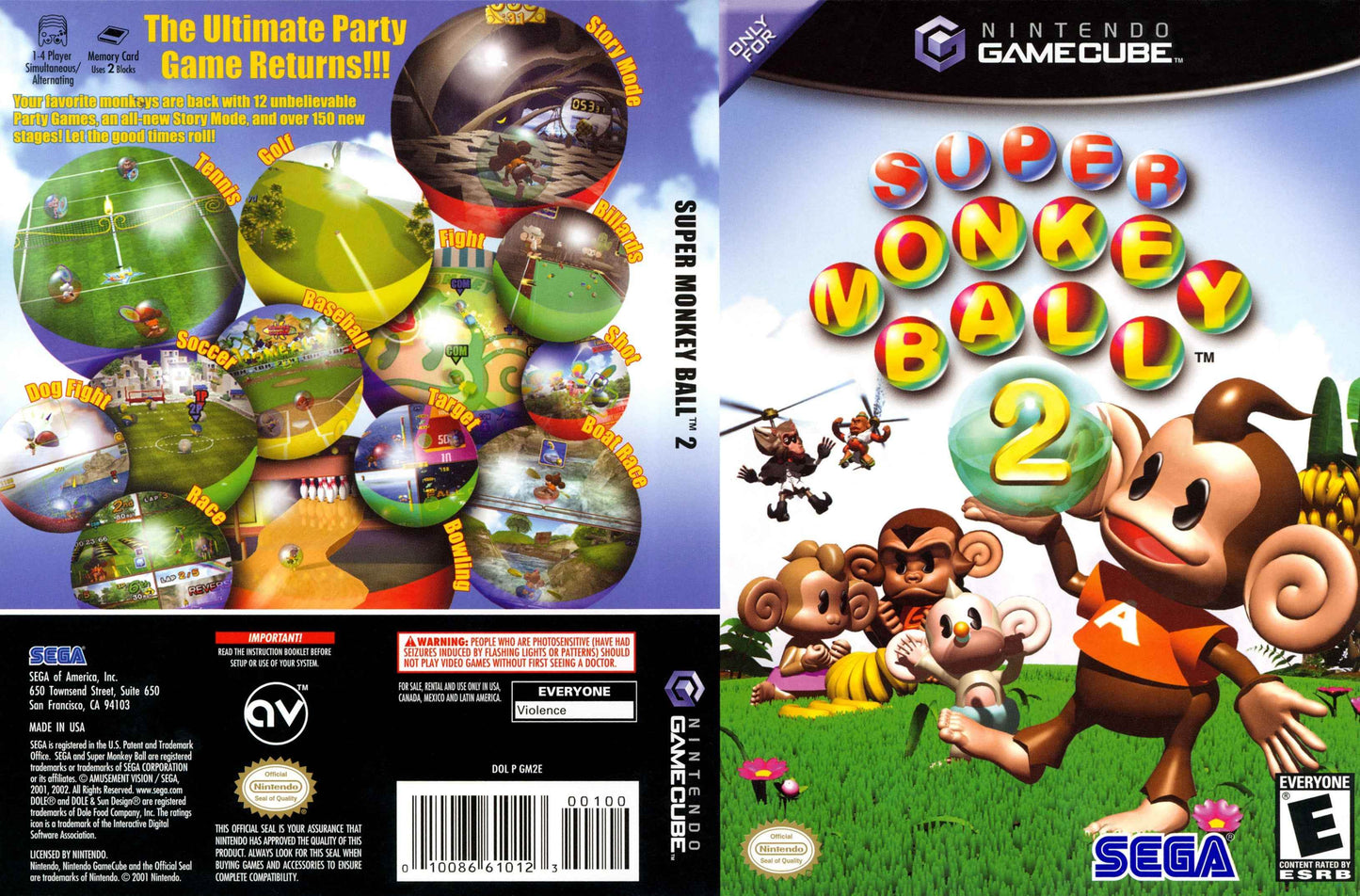 Super Monkey Ball 2 Cover Art - WOI Solutions