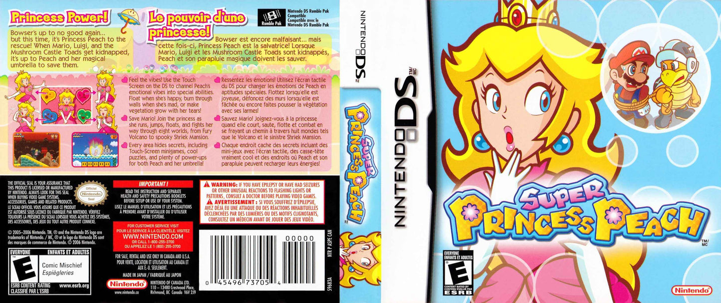Super Princess Peach Cover Art - WOI Solutions