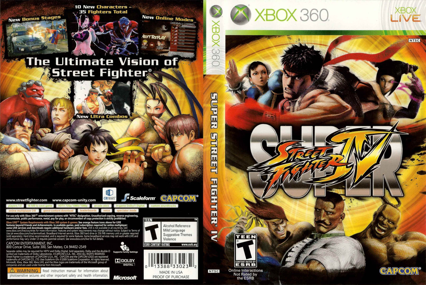 Super Street Fighter IV Cover Art - WOI Solutions