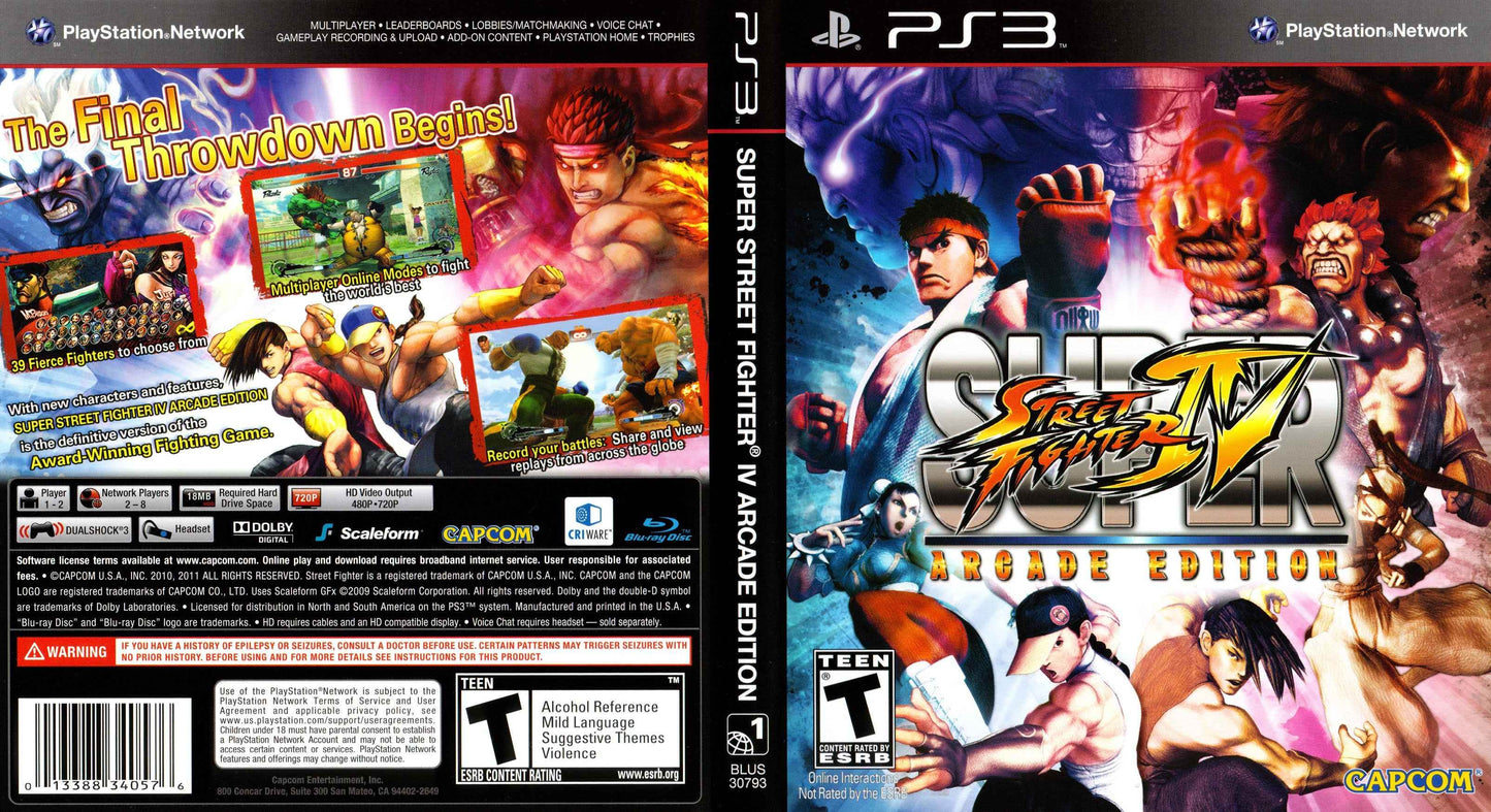 Super Street Fighter IV Cover Art - WOI Solutions