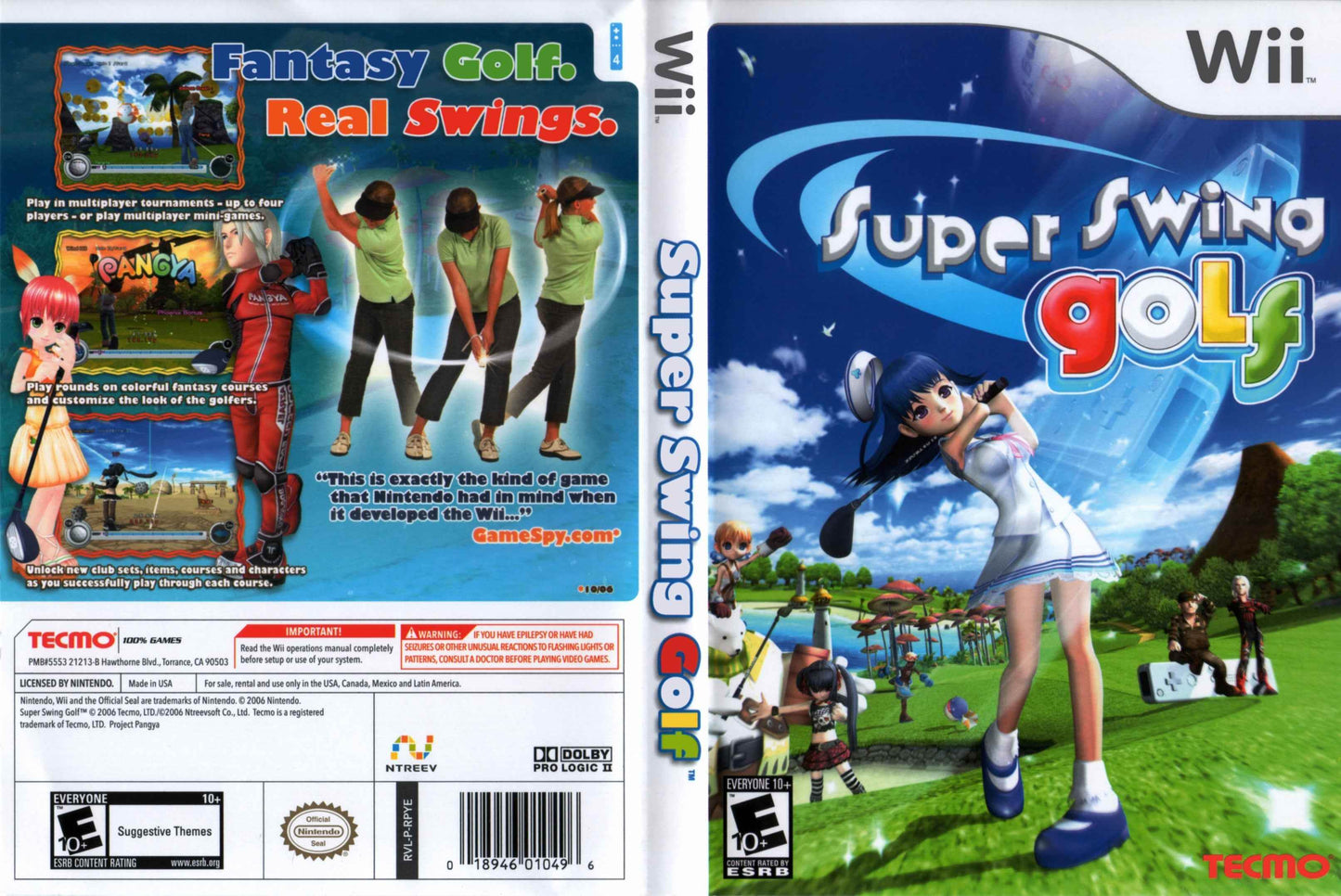 Super Swing Golf Cover Art - WOI Solutions