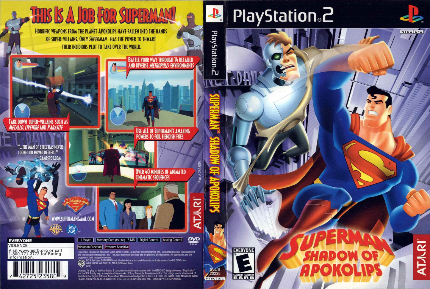 Superman Shadow of Apokolips Cover Art - WOI Solutions