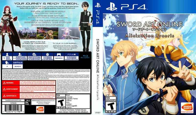 Sword Art Online Alicization Cover Art - WOI Solutions