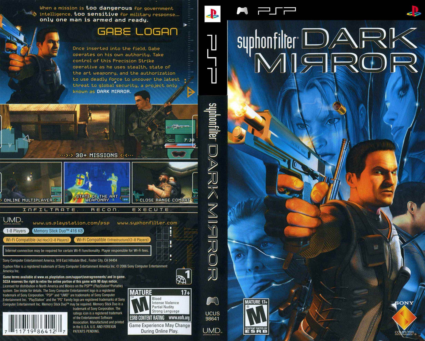 Syphon Filter Dark Mirror Cover Art - WOI Solutions