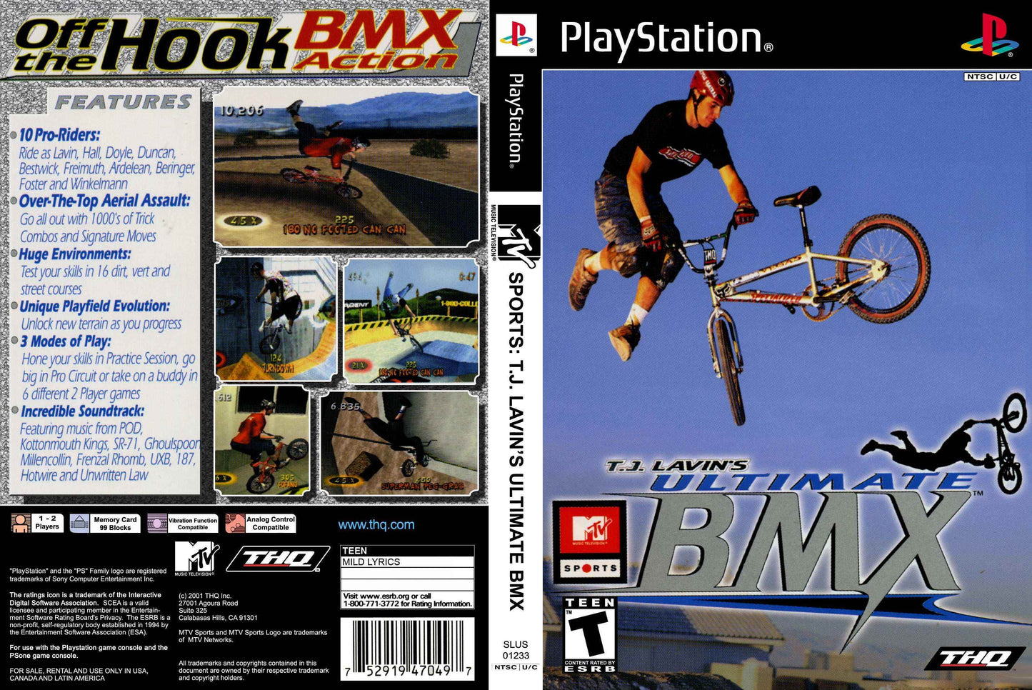 TJ Lavin's Ultimate BMX Cover Art - WOI Solutions