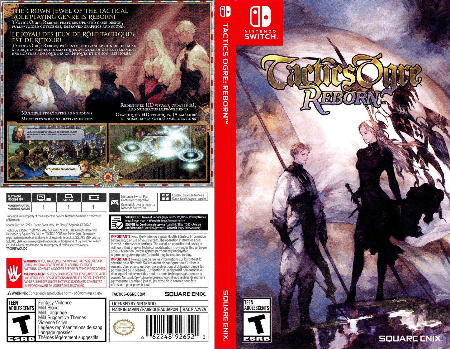 Tactics Ogre Reborn Cover Art - WOI Solutions