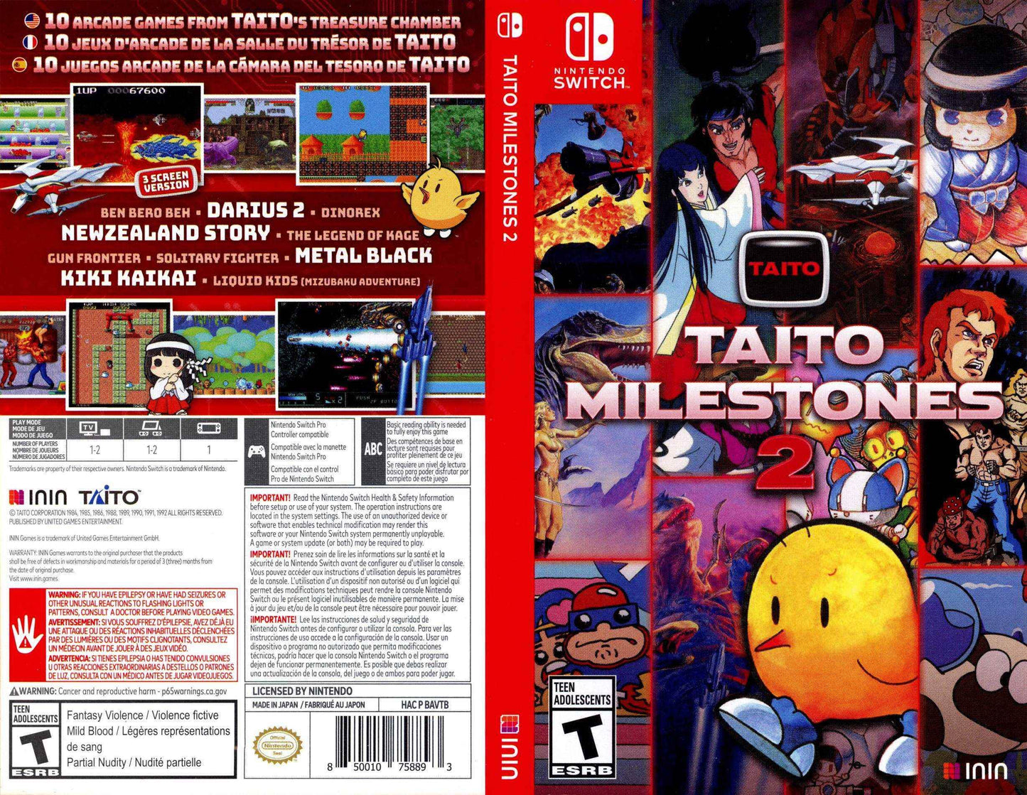 Taito Milestones 2 Cover Art - WOI Solutions