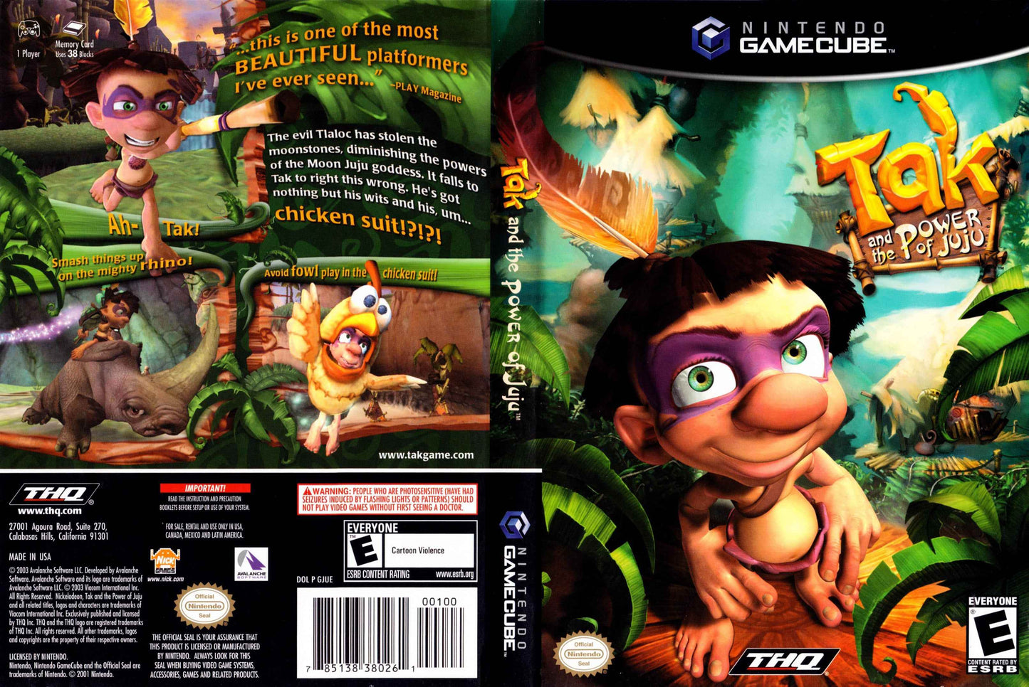 Tak and the Power of Juju Cover Art - WOI Solutions