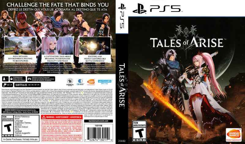 Tales Of Arise Cover Art - WOI Solutions