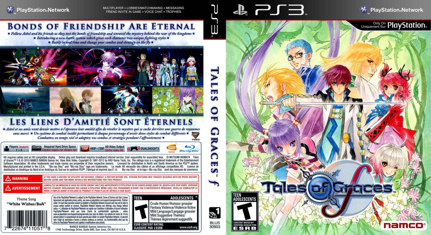 Tales of Graces F Cover Art - WOI Solutions