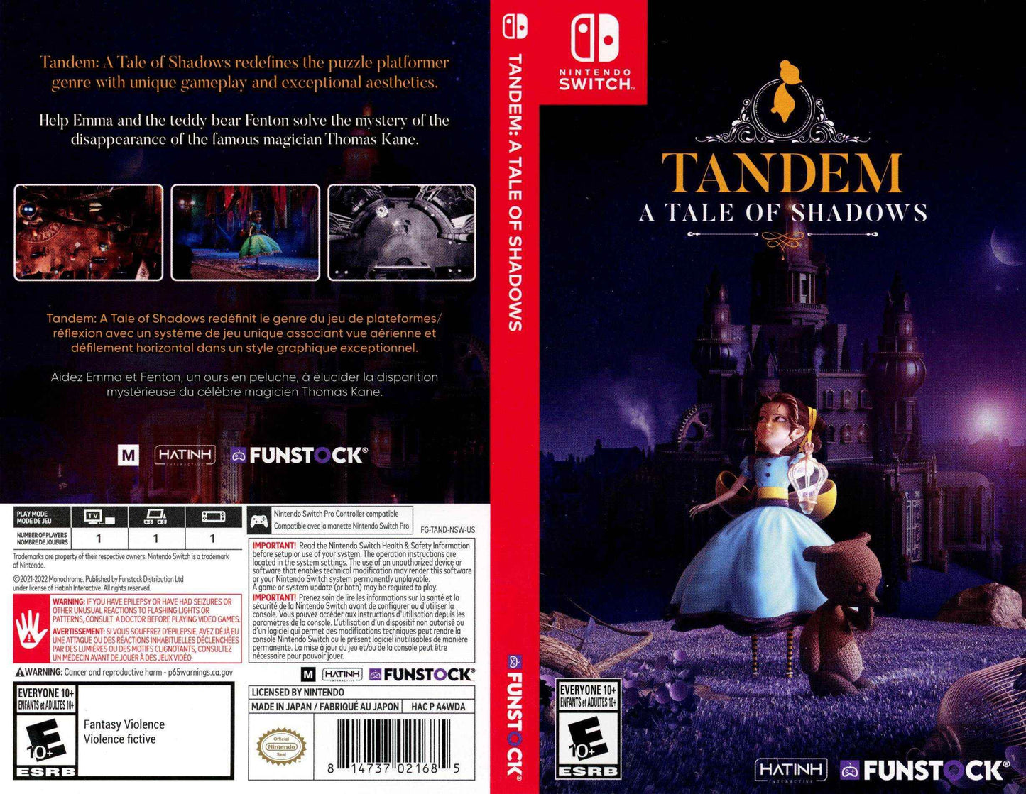 Tandem A Tale of Shadows Cover Art - WOI Solutions