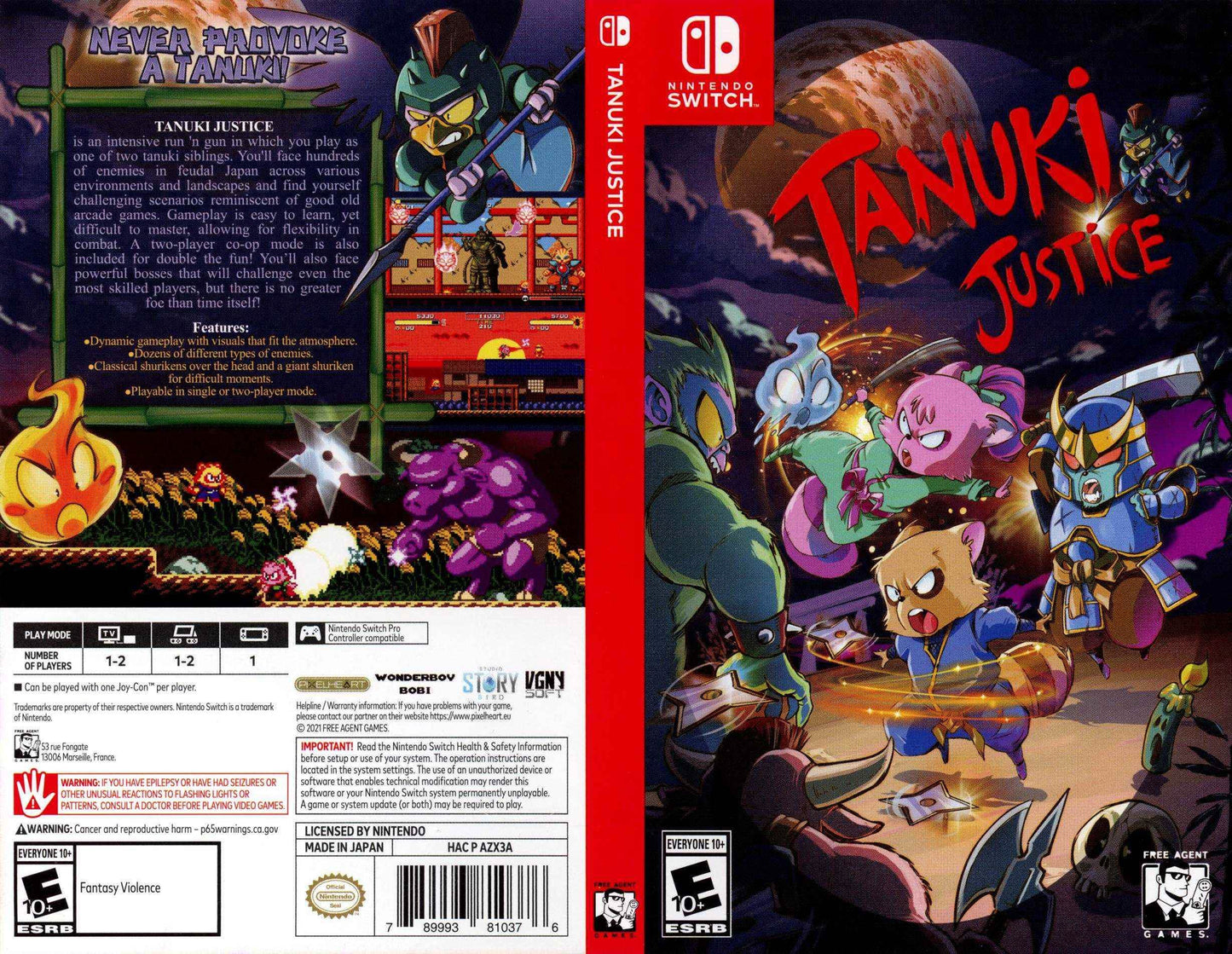 Tanuki Justice Cover Art - WOI Solutions