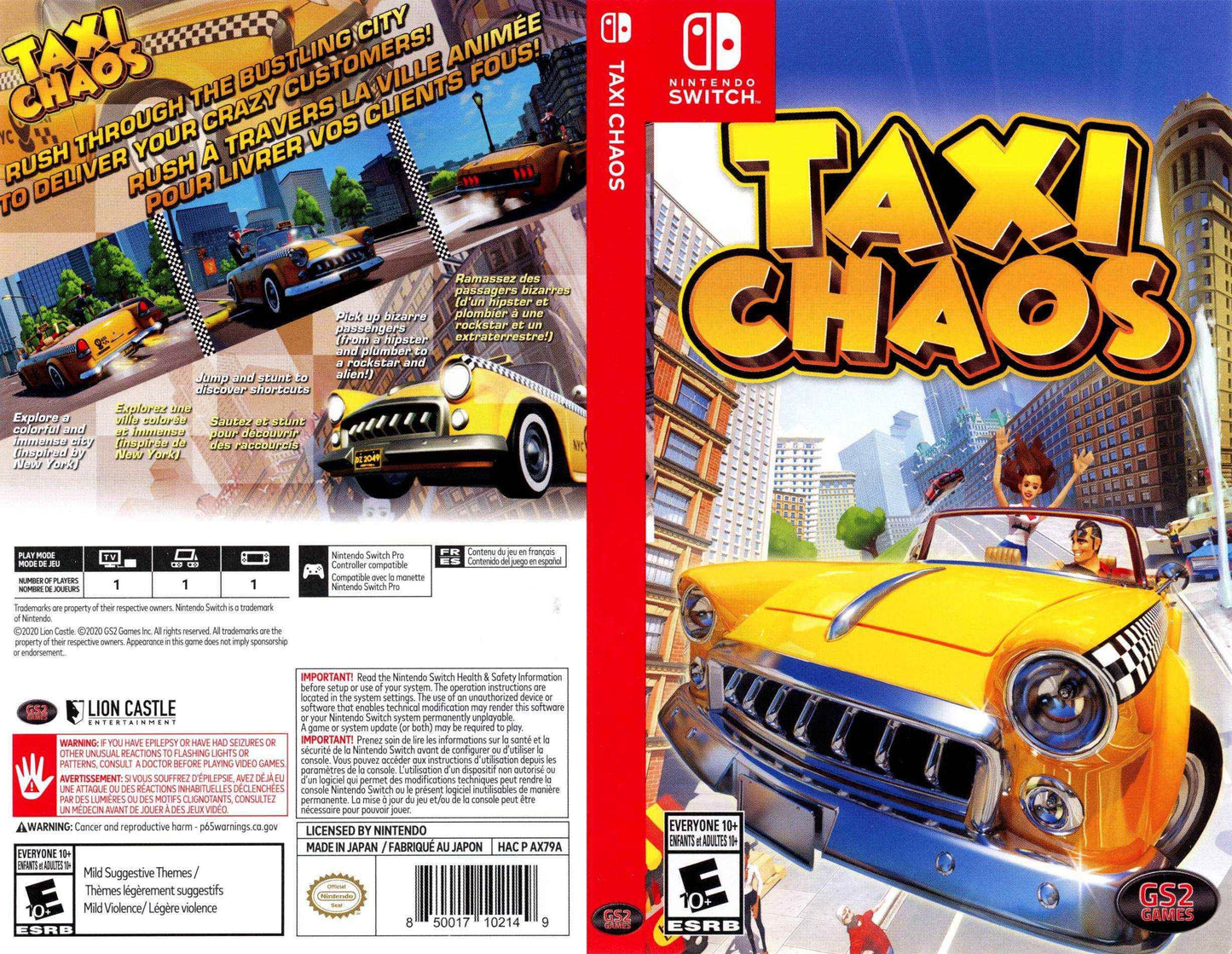 Taxi Chaos Cover Art - WOI Solutions