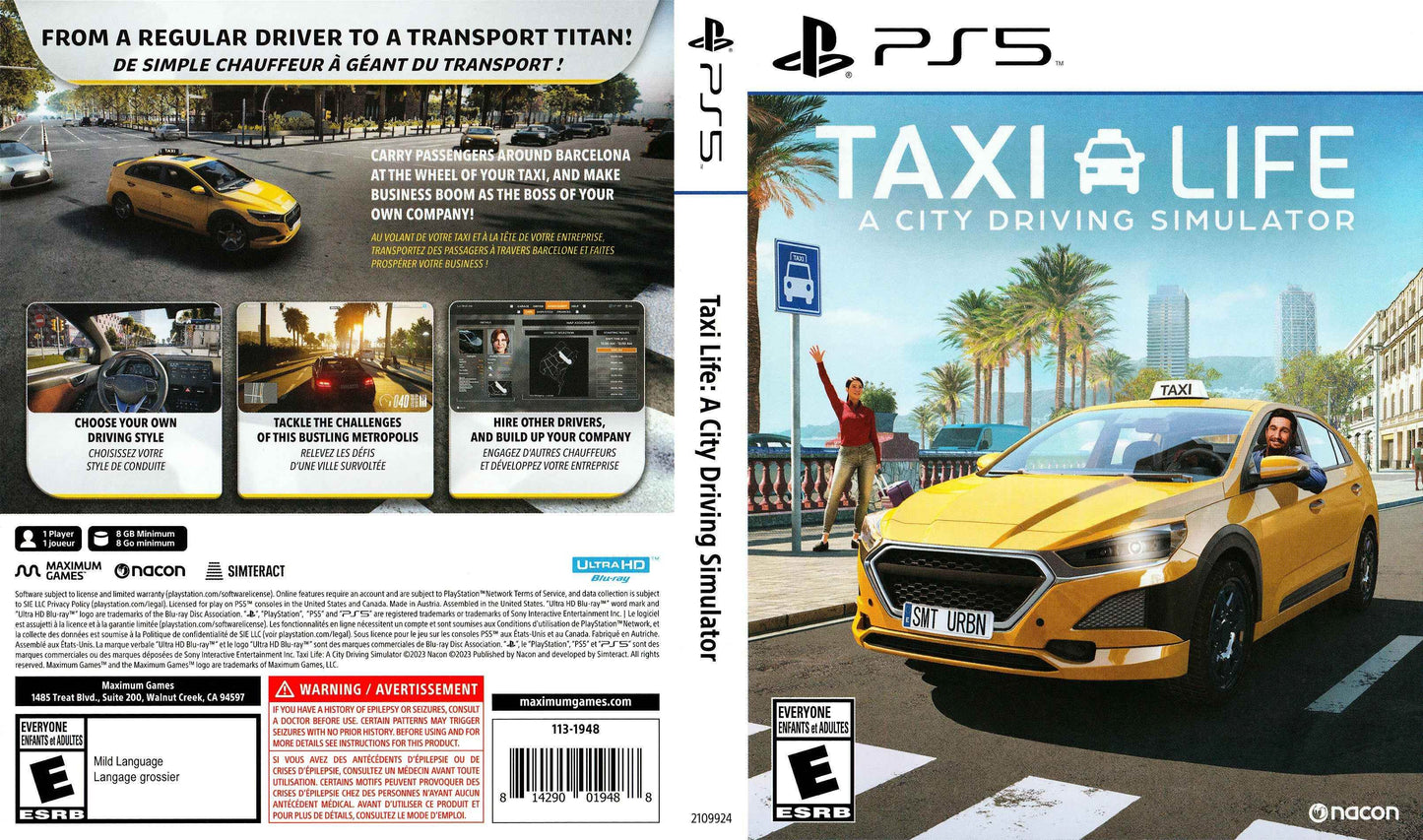 Taxi Life - A City Driving Simulator Cover Art - WOI Solutions