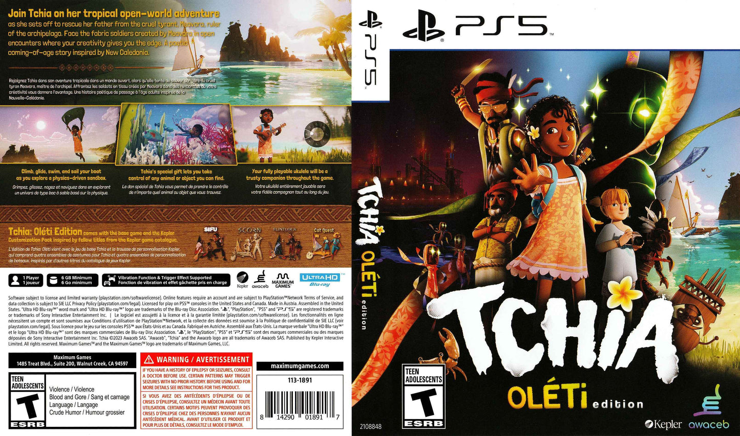 Tchia - Oléti Edition Cover Art - WOI Solutions
