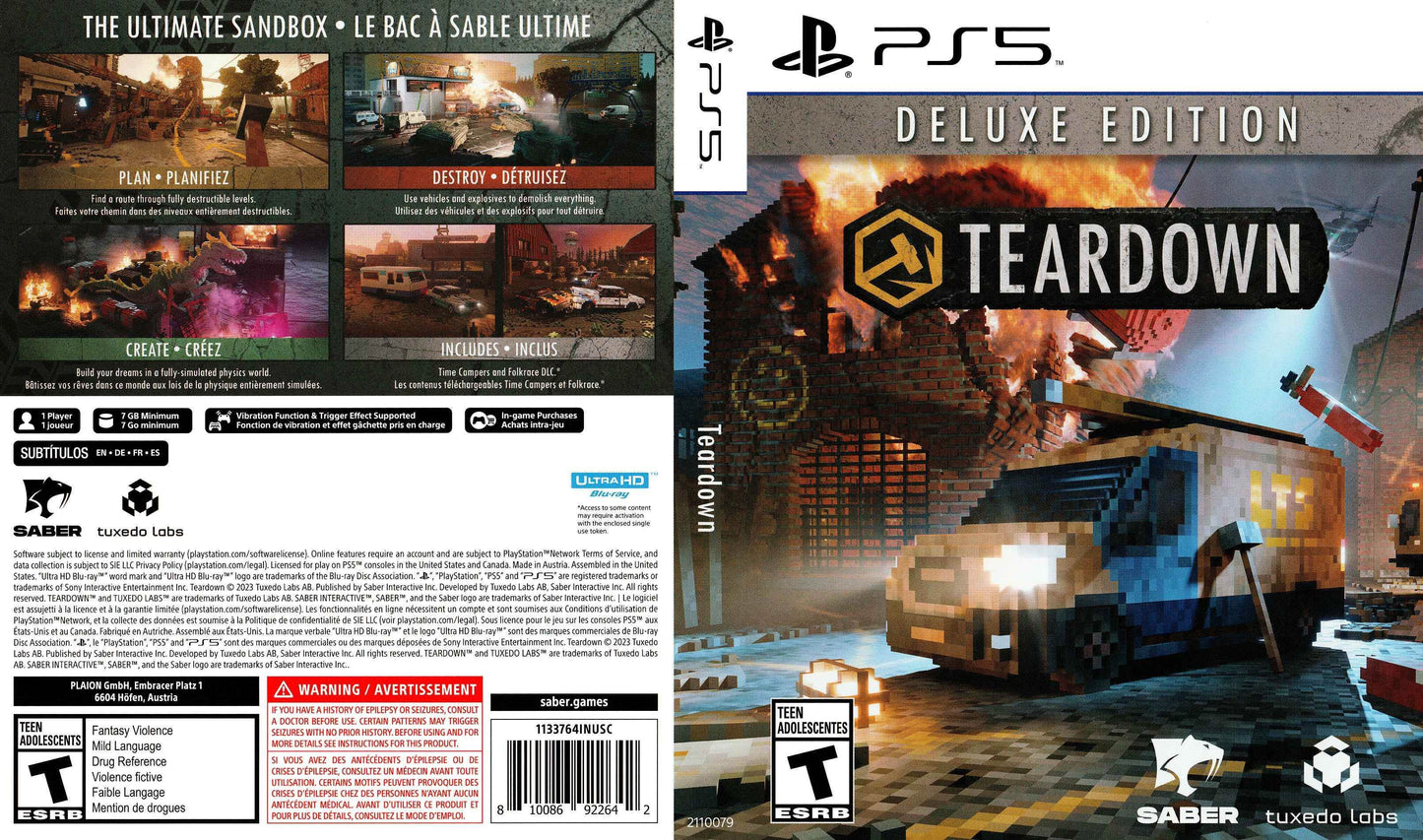 Teardown - Deluxe Edition Cover Art - WOI Solutions