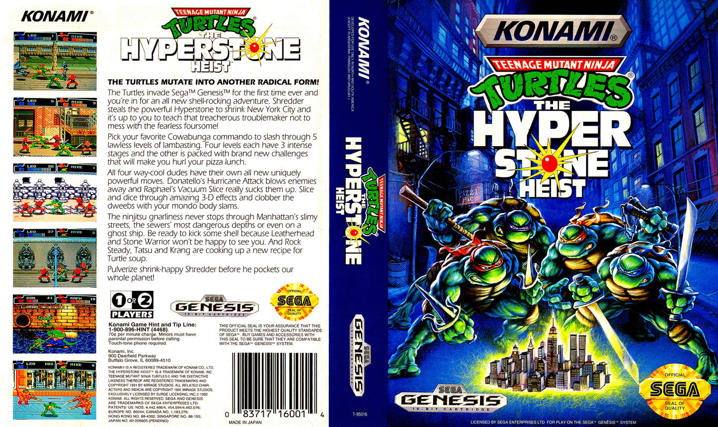 Teenage Mutant Ninja Turtles Hyperstone Heist Cover Art - WOI Solutions