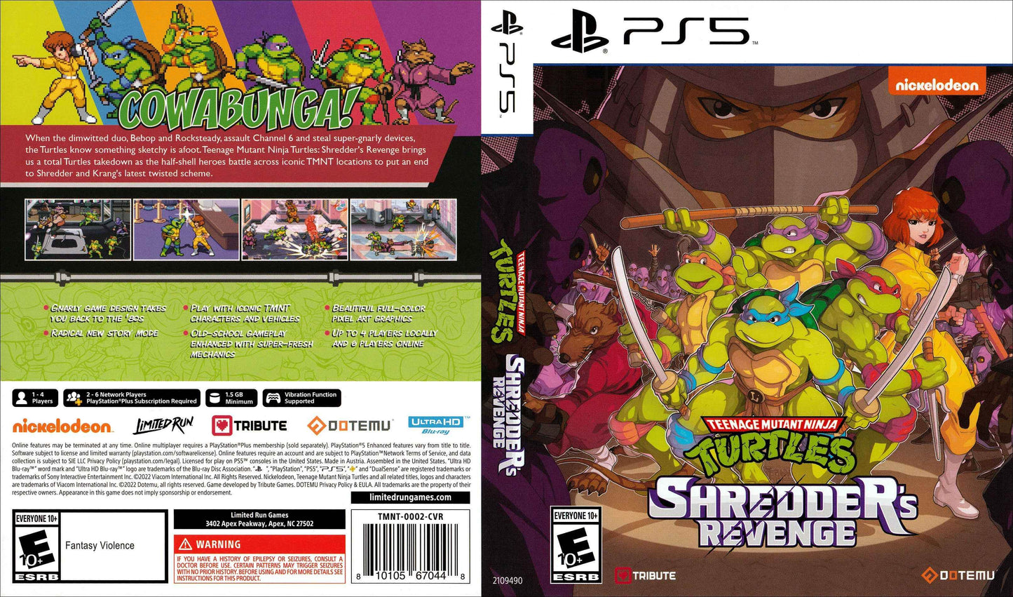 Teenage Mutant Ninja Turtles Shredder's Revenge Cover Art - WOI Solutions