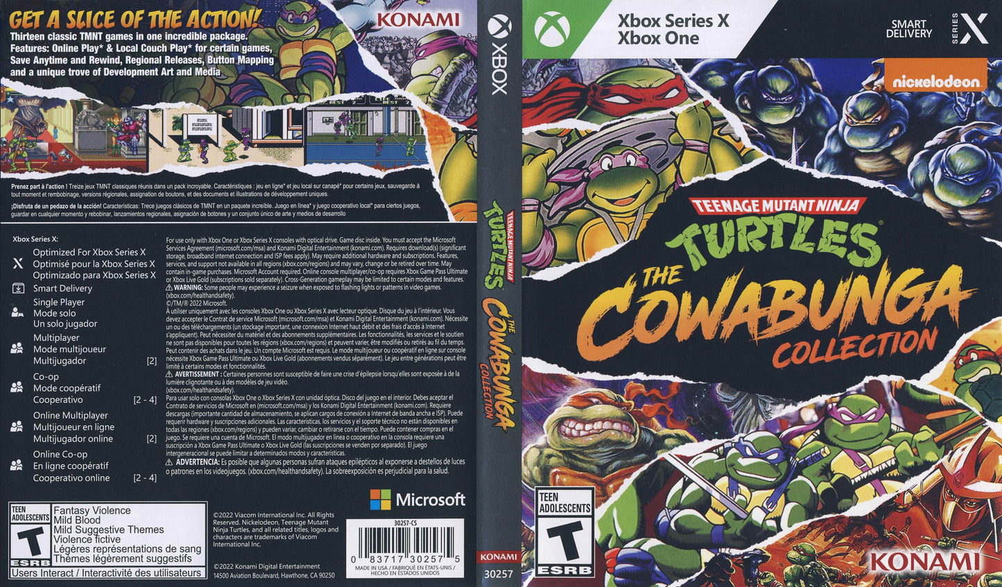 Teenage Mutant Ninja Turtles The Cowabunga Collection Cover Art - WOI Solutions