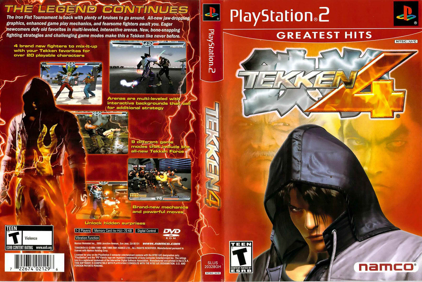 Tekken 4 Cover Art - WOI Solutions