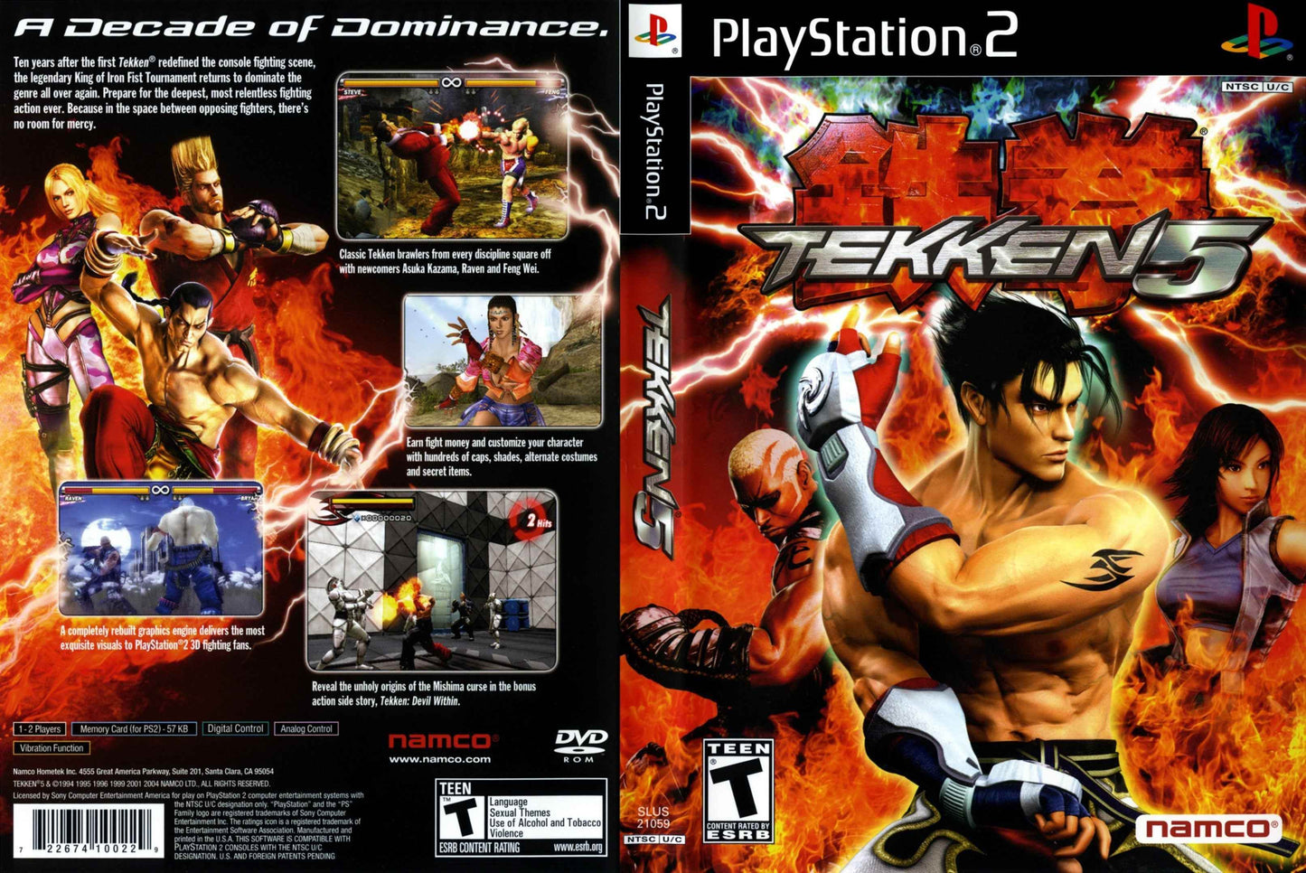 Tekken 5 Cover Art - WOI Solutions