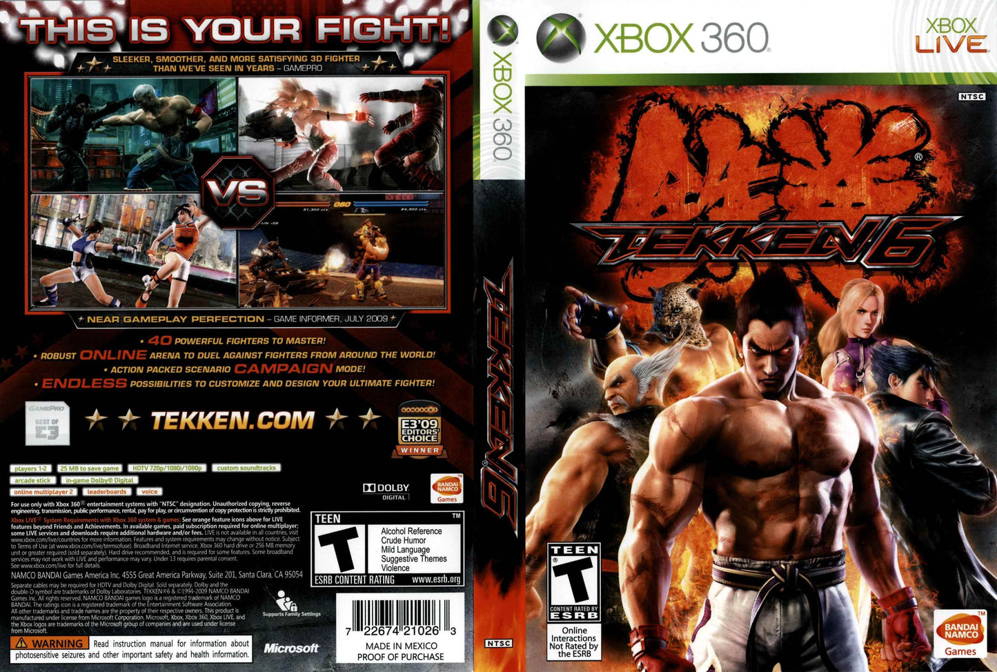 Tekken 6 Cover Art - WOI Solutions