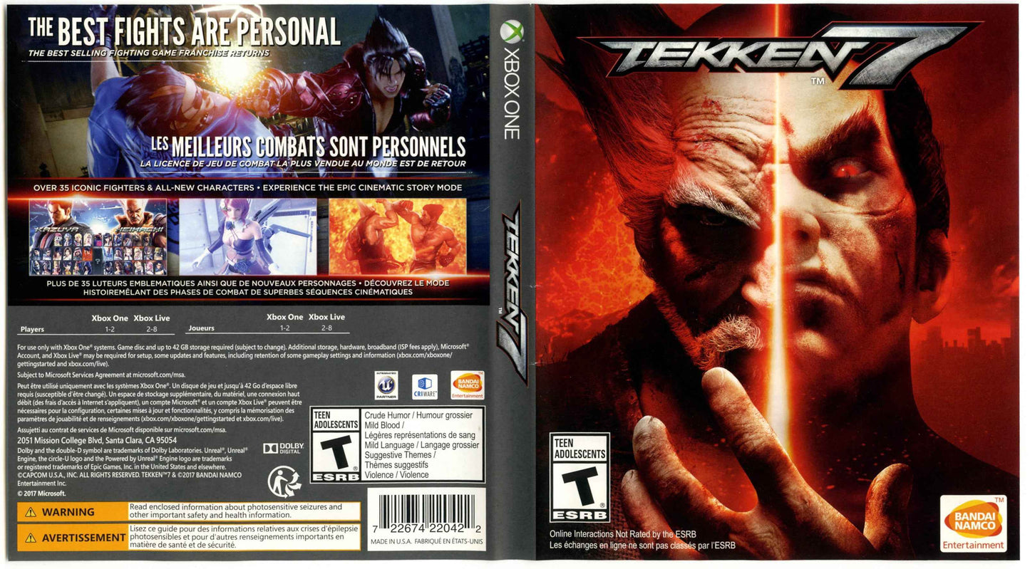 Tekken 7 Cover Art - WOI Solutions