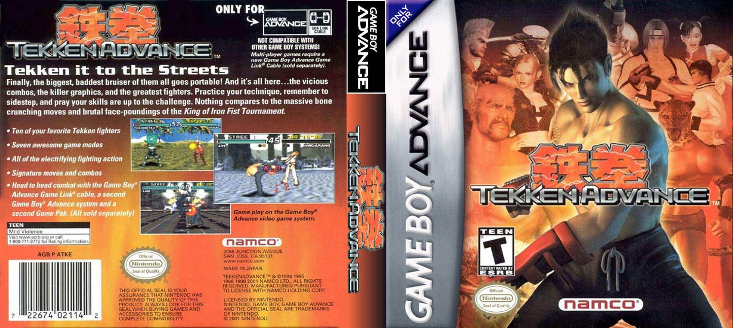 Tekken Advance Cover Art - WOI Solutions