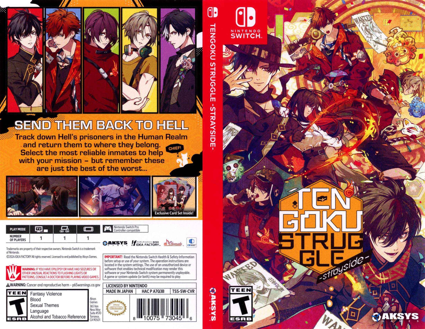 Tengoku Struggle - Strayside Cover Art - WOI Solutions