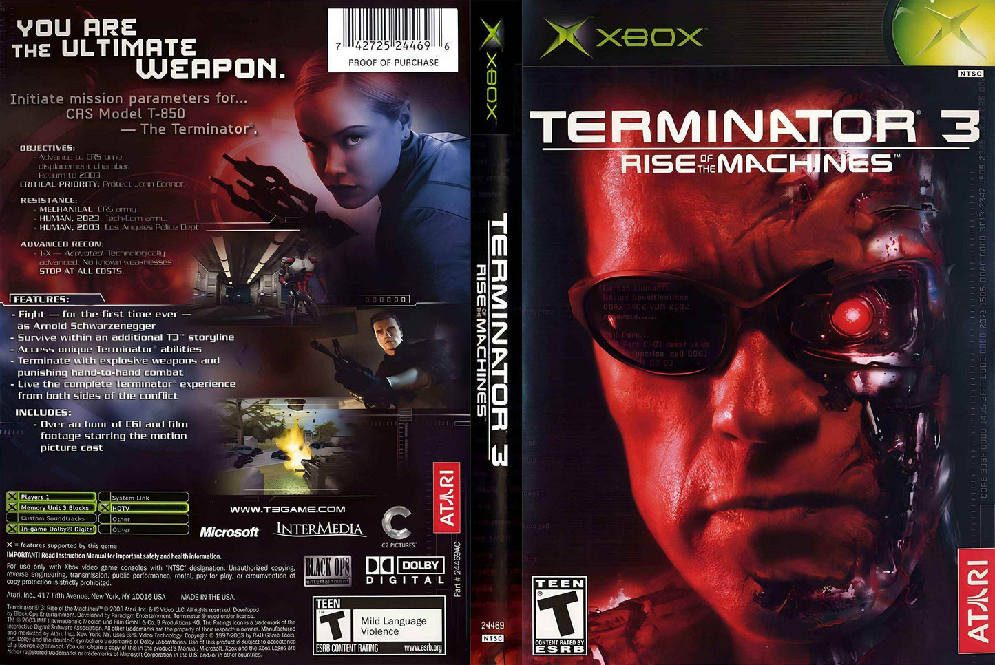 Terminator 3 Rise of the Machines Cover Art - WOI Solutions