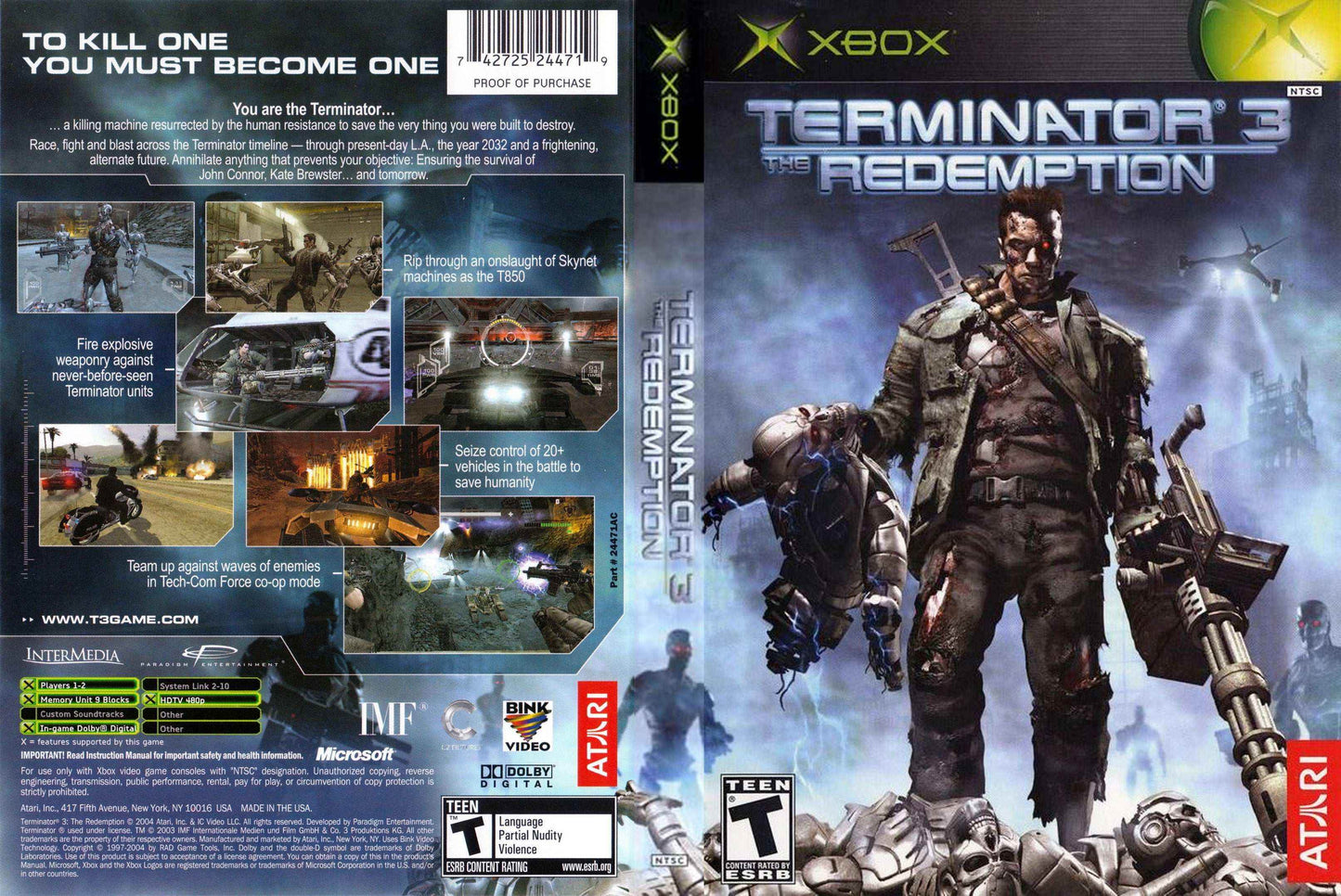 Terminator 3: The Redemption Cover Art - WOI Solutions