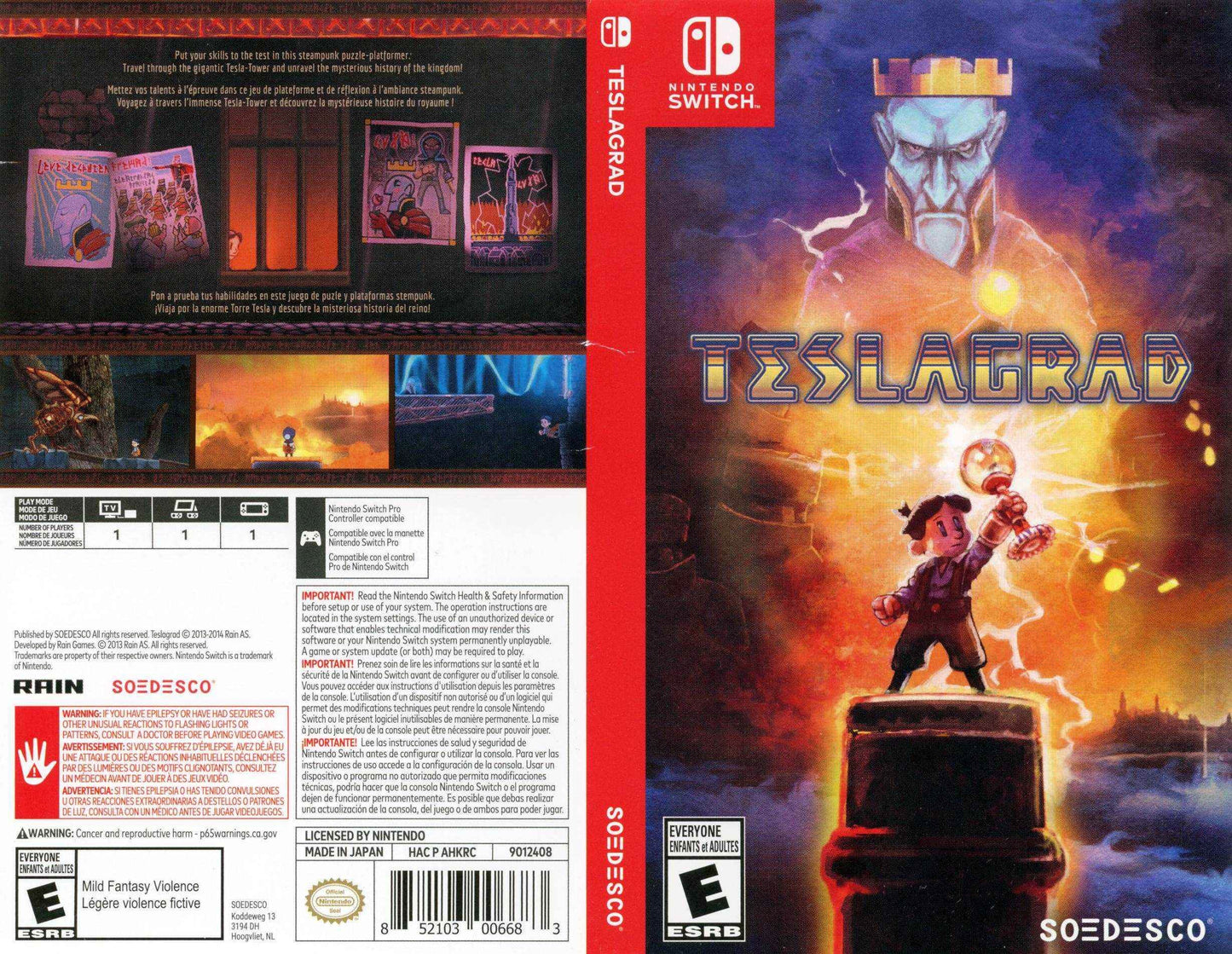 Teslagrad Cover Art - WOI Solutions