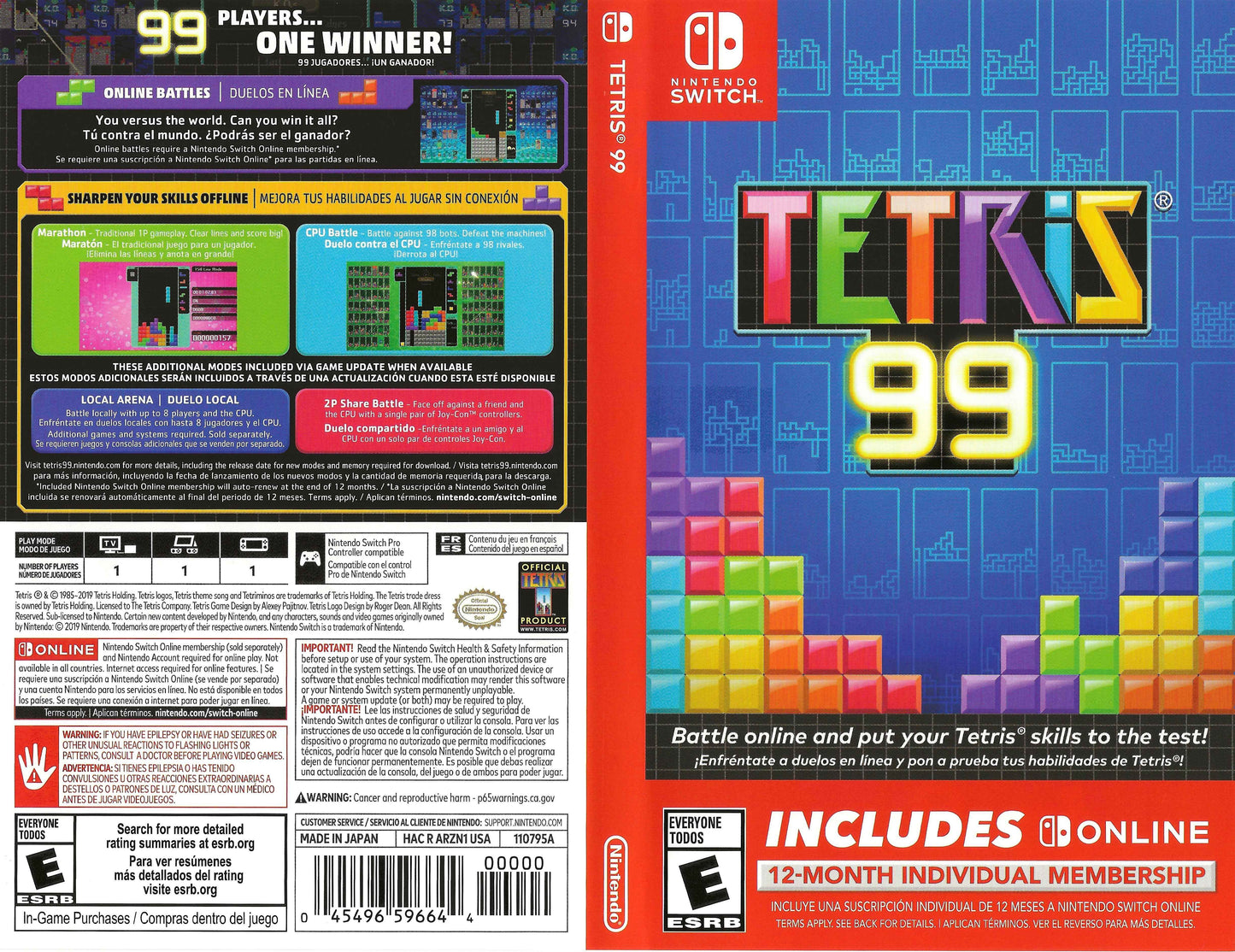Tetris 99 Cover Art - WOI Solutions