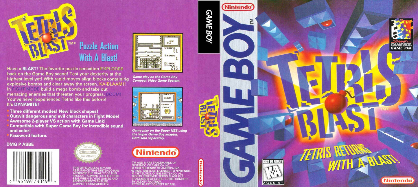 Tetris Blast Cover Art - WOI Solutions