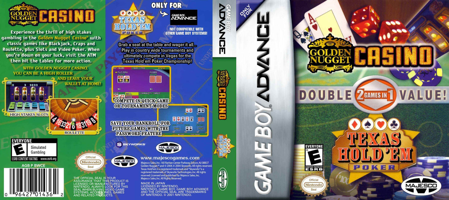 Texas Hold 'em Poker - Golden Nugget Casino Cover Art - WOI Solutions