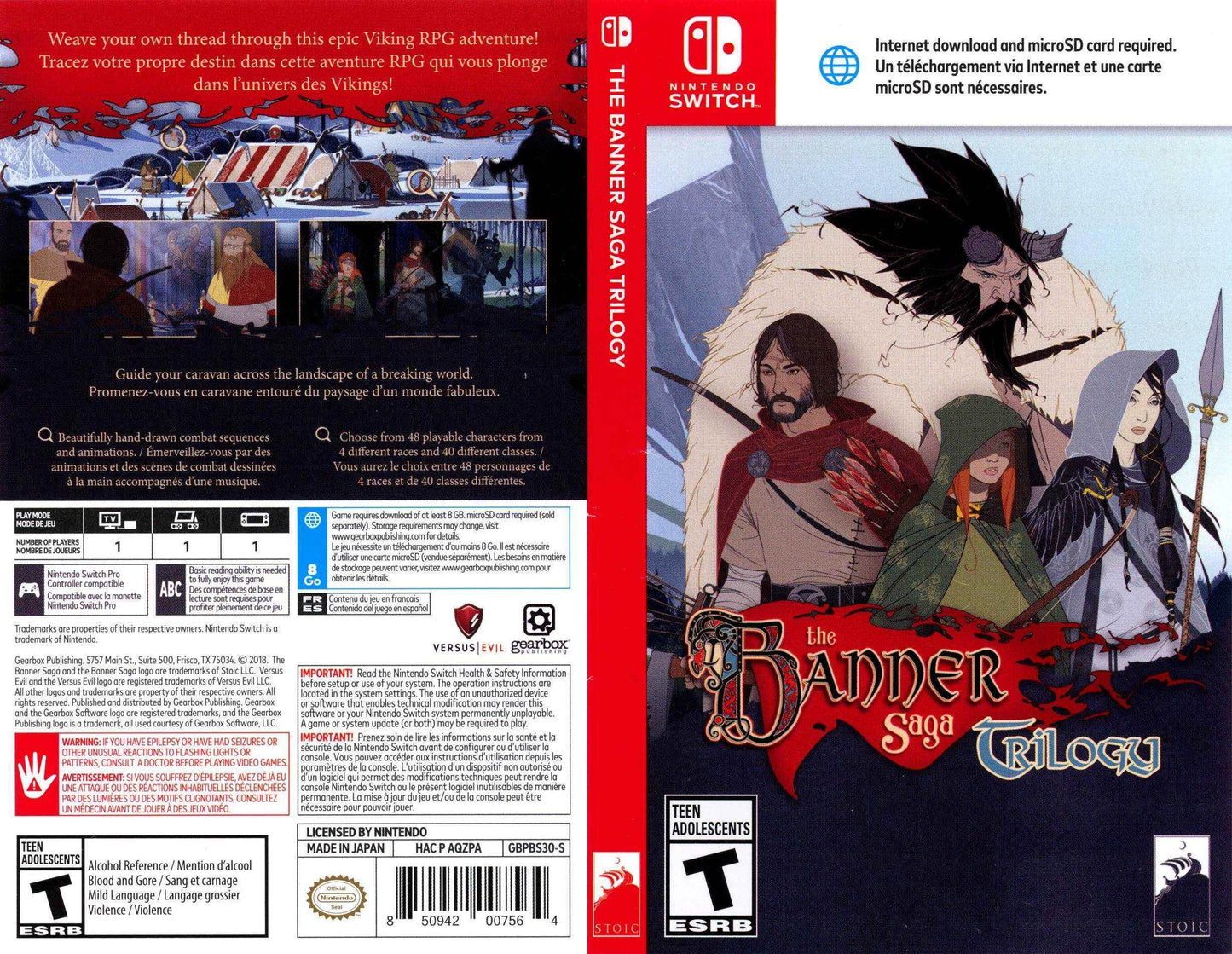 The Banner Saga Trilogy Cover Art - WOI Solutions