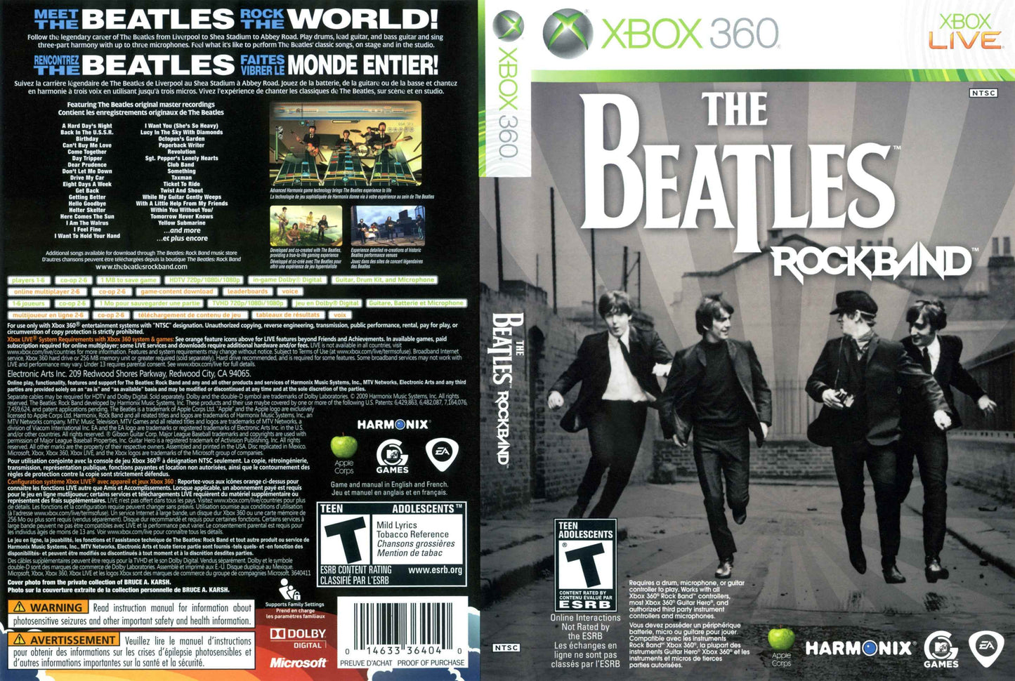 The Beatles Rock Band Cover Art - WOI Solutions