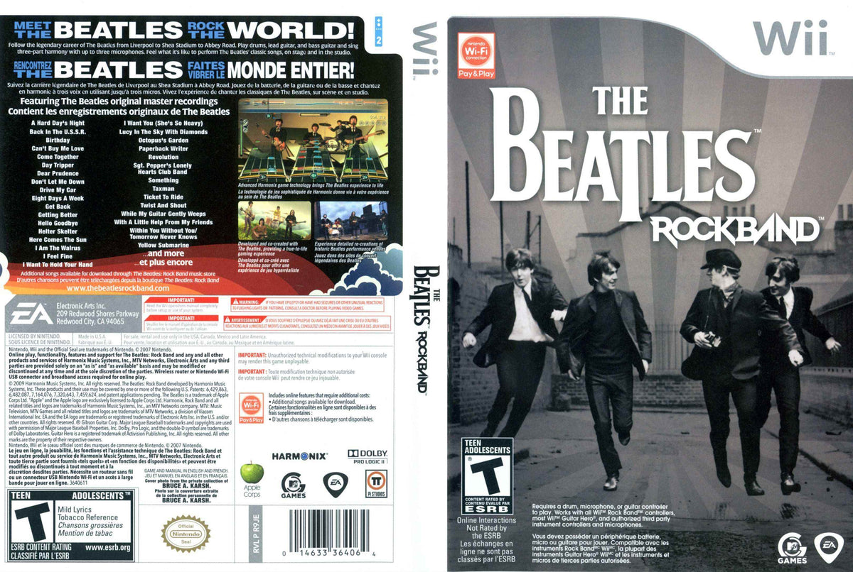 The Beatles Rock Band Cover Art - WOI Solutions