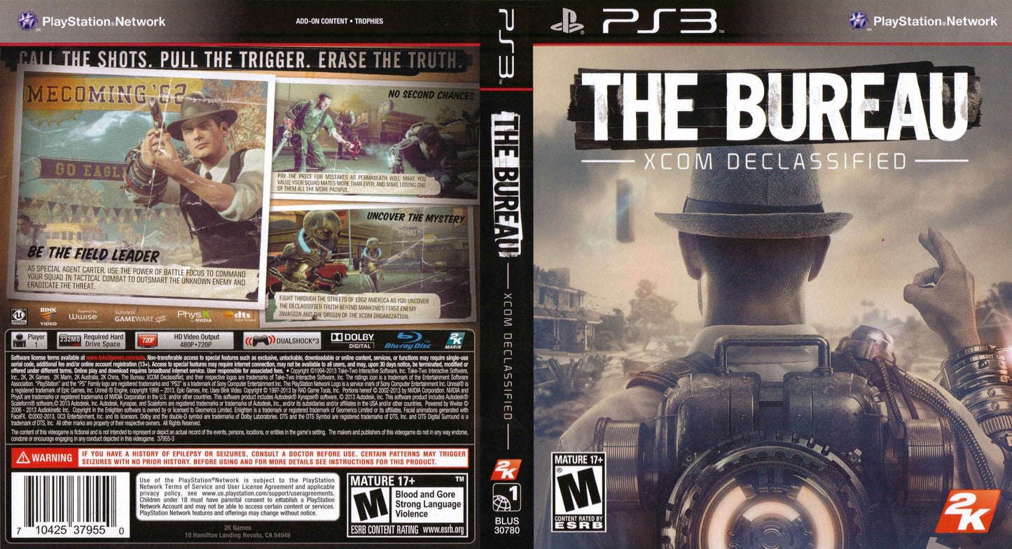 The Bureau XCOM Declassified Cover Art - WOI Solutions