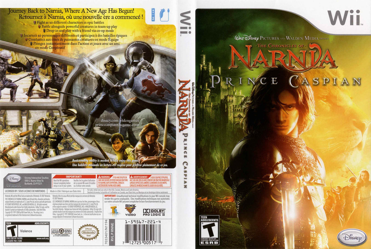 The Chronicles of Narnia Prince Caspian Cover Art - WOI Solutions