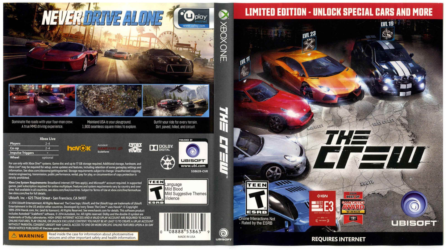 The Crew Limited Edition Cover Art - WOI Solutions