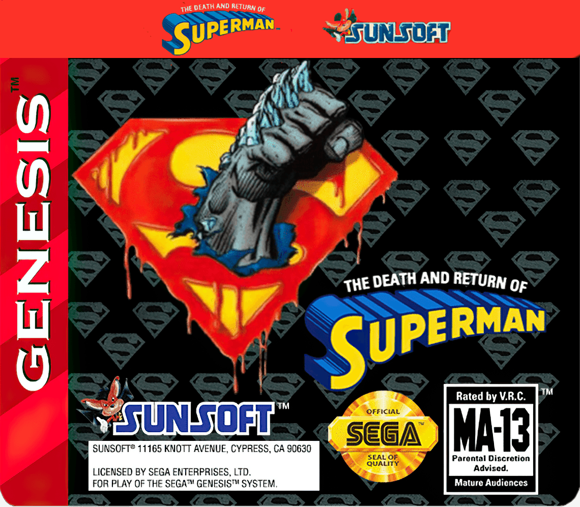 The Death and Return of Superman Cover Art - WOI Solutions