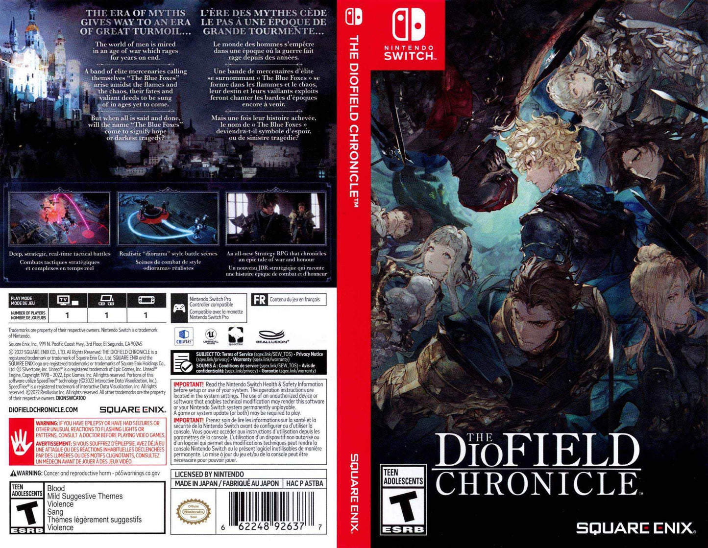 The DioField Chronicle Cover Art - WOI Solutions